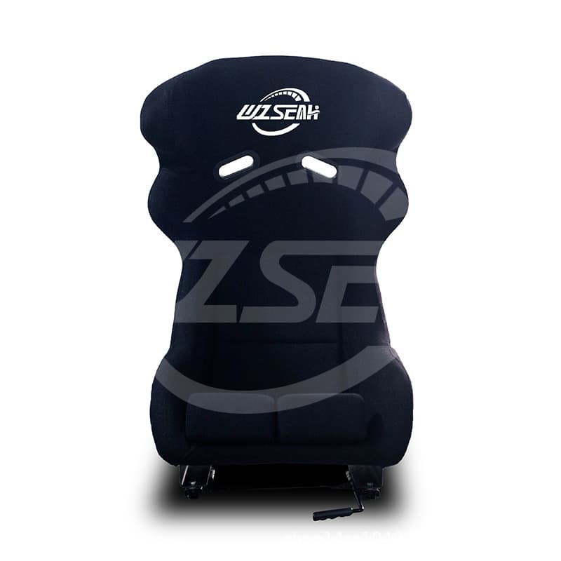 Carbon Fiber Racing Seat with Large Ear Design for Simulator, with Sliders, Customizable Wholesale Car Seat
