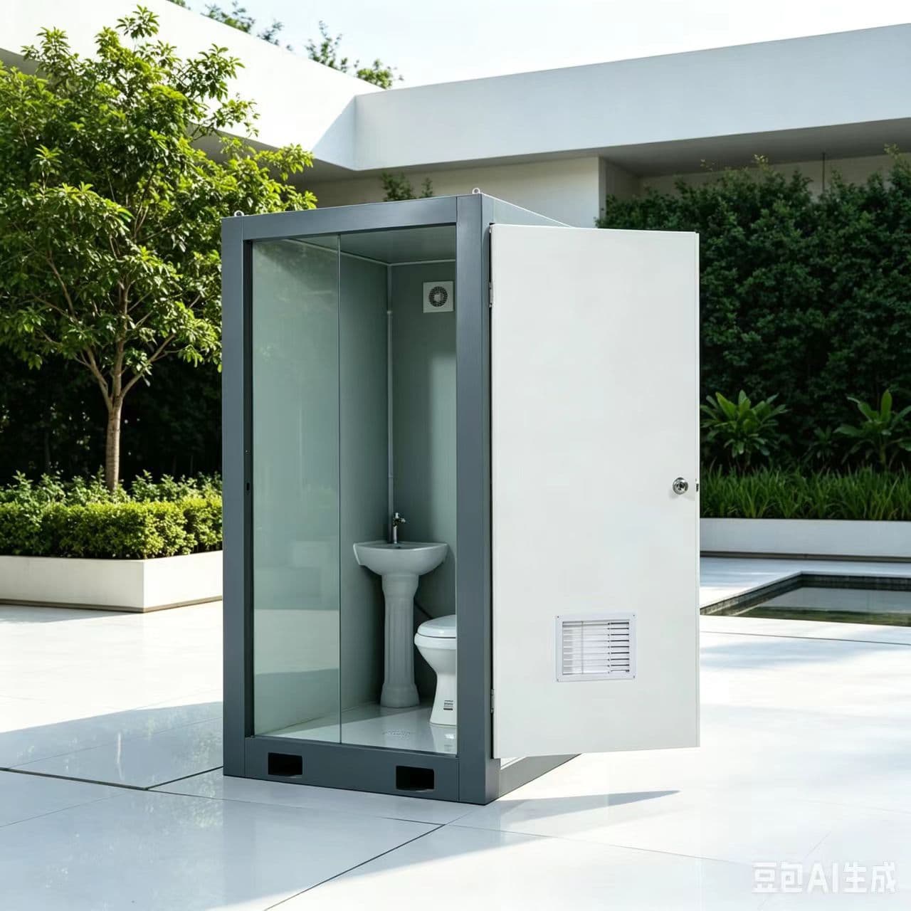 Scenic Area Eco-Friendly Restroom Public Mobile Toilet High-End Portable Toilet Finished Mobile Restroom