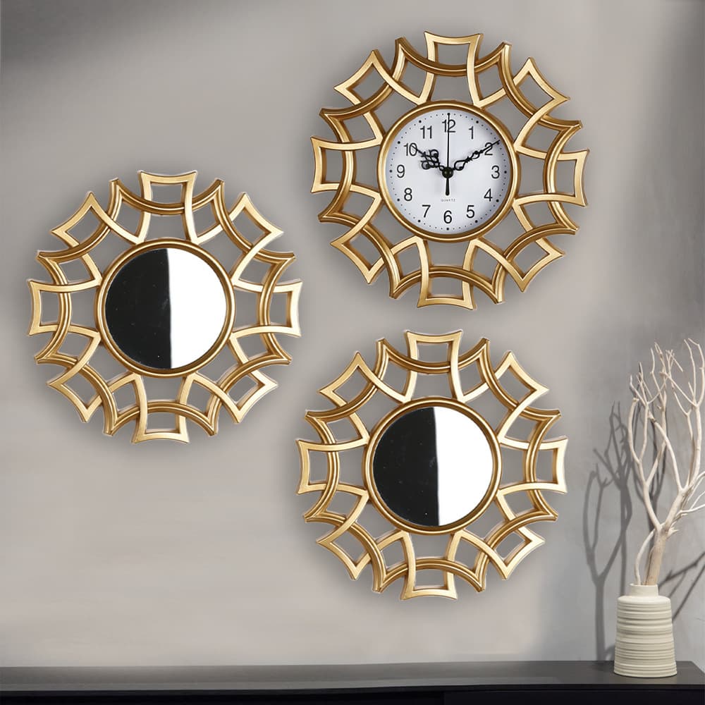 New creative antique wall clock Amazon hot selling decorative clock retro wall clock living room clock European clock wholesale