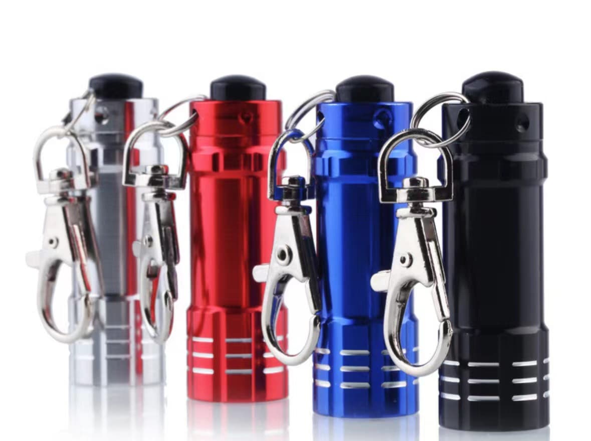 Lightweight Portable Mini Aluminum Alloy 3LED Small Flashlight
