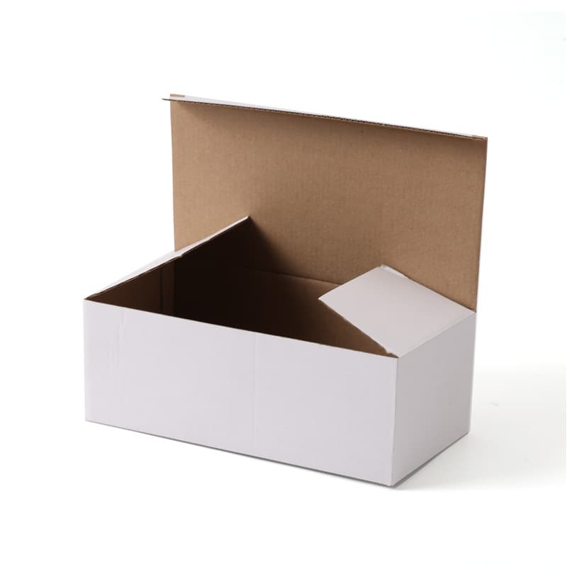 White Surface Corrugated Paper Battery Medium Box Express Box Cylindrical Battery Paper Box Packaging Hardness Standard Anti-collision
