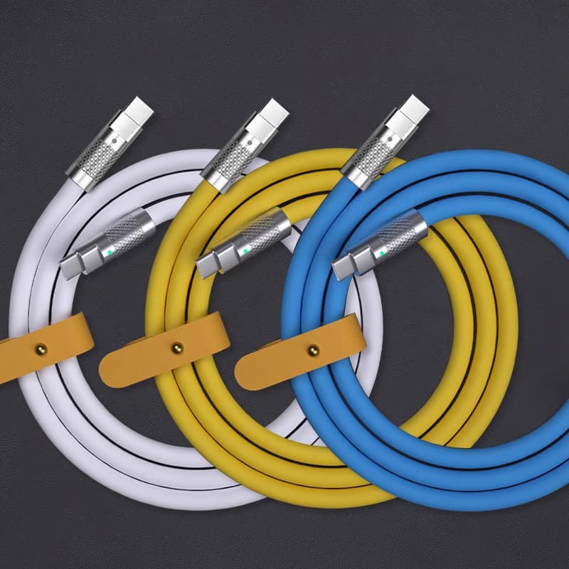 100W Data Cable Dual Type-C Connectors Type-C Compatible with Laptops Apple 15 Samsung Huawei Mate 70 Phone X6