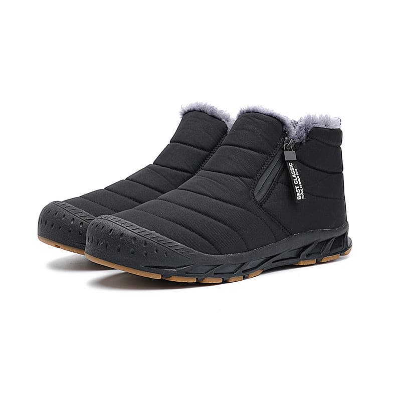 Snow boots autumn and winter cross-border new style outdoor couples casual walking cotton shoes, anti-slip waterproof fleece-lined warm