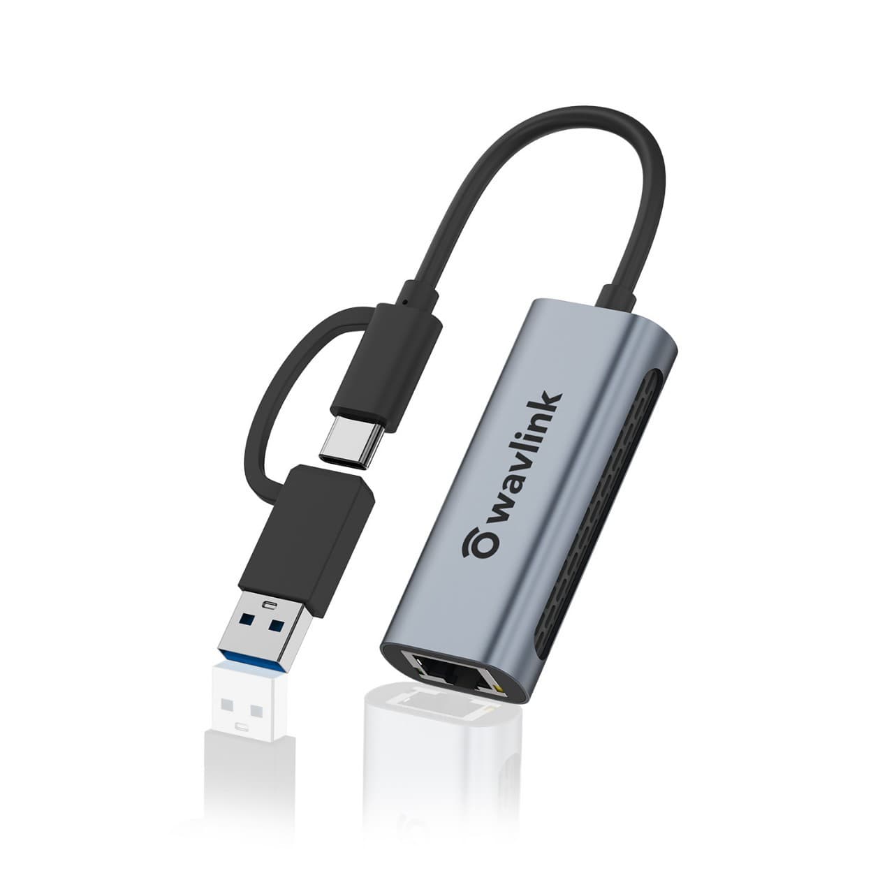Wavlink 2.5G Laptop Type-C Gigabit Wired Network Card USB-C to RJ45 Ethernet Adapter