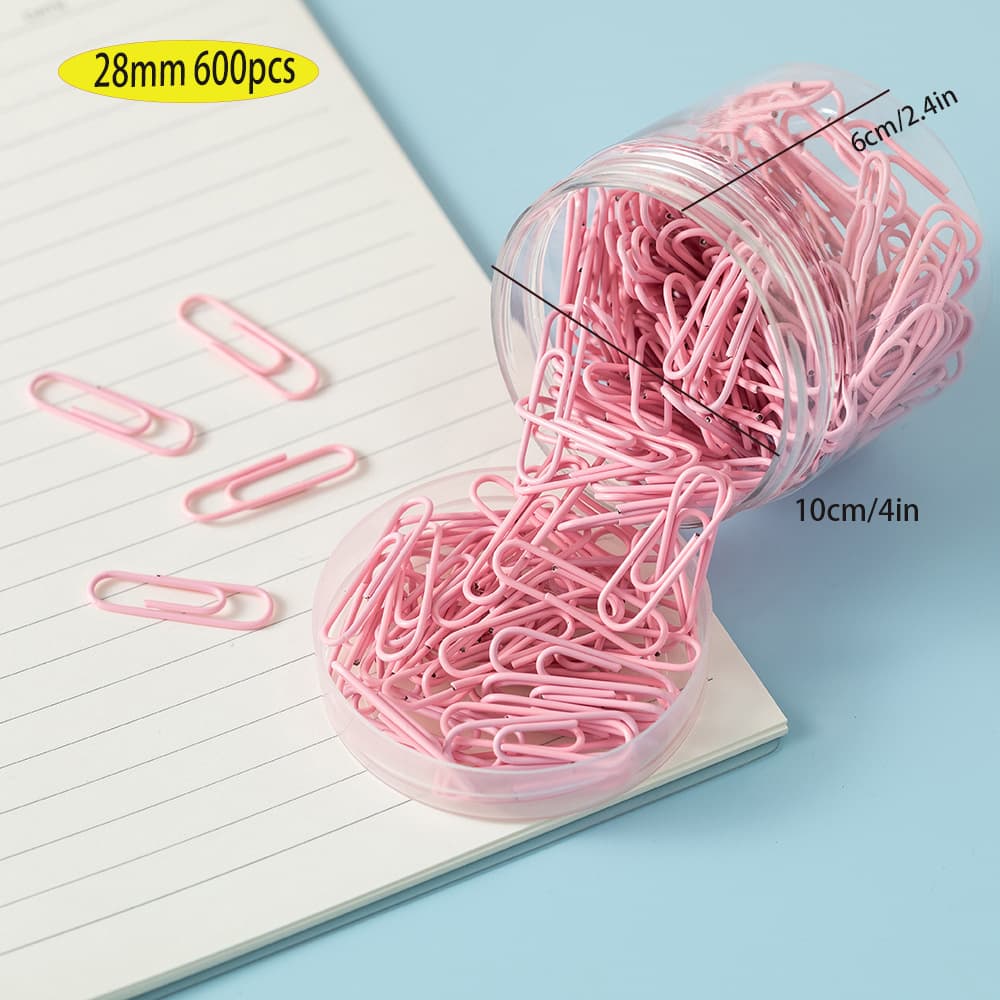 Cross-Border Best-Selling Large Colorful Paper Clips Office Stationery Metal Nickel-Plated Silver Bookmarks Exam Papers