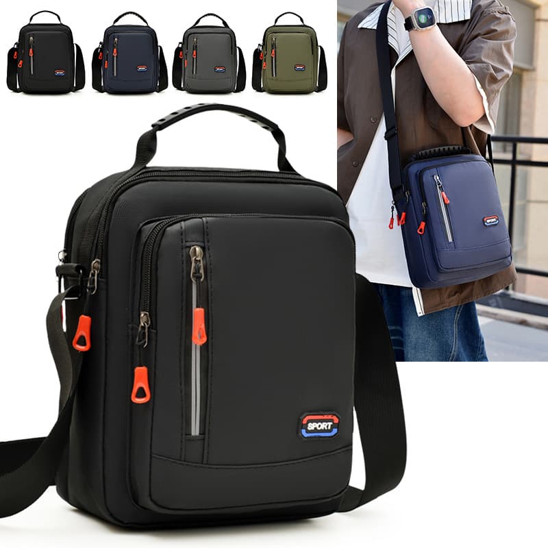 Outdoor trendy fashion travel handbag men's bag business commuting simple shoulder bag large capacity casual versatile crossbody bag