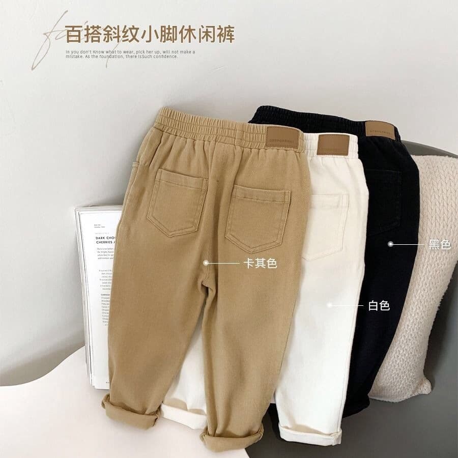 Children and babies spring new sports trousers boys spring and autumn casual trousers Korean style style overalls for small and medium-sized children