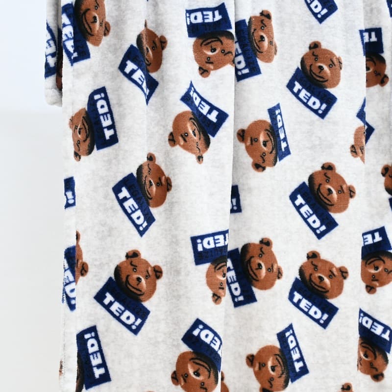 Trendy Ins Bear Plush Fleece Blanket, Student Dorm Single Throw Blanket, Office Nap Sofa Shawl Lap Blanket