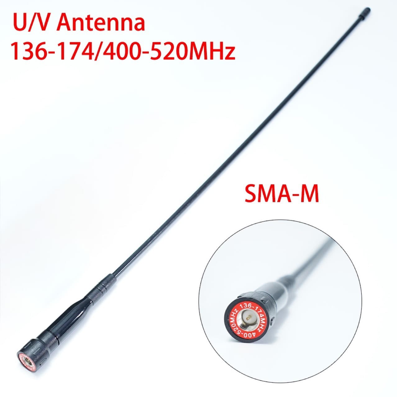 Tyt Walkie-Talkie Antenna Md-Uv390 Th-Uv8000D High Gain Male Connector Uv Dual Band