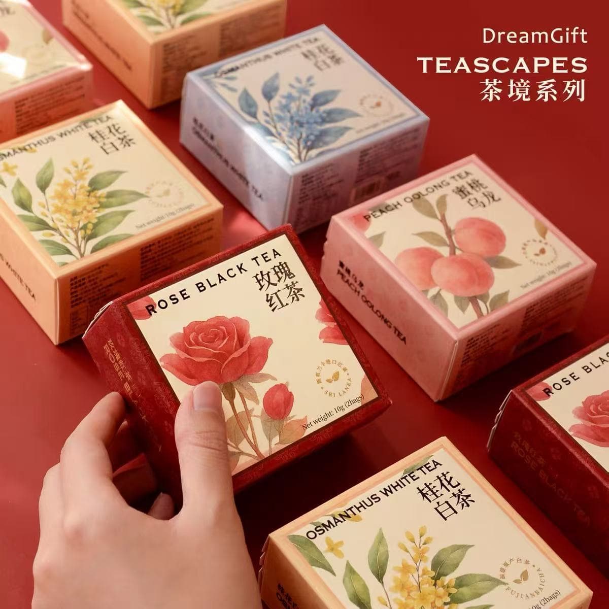 Hi-tea gifts, souvenirs, bridesmaid tea gifts, tea bags, small gifts, niche return gifts, single items in the gift box