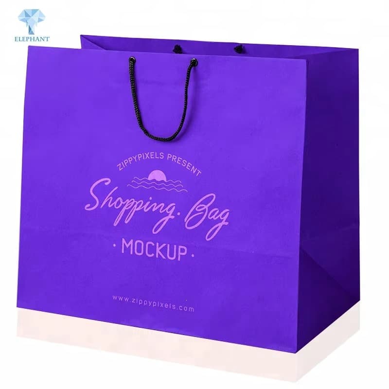 Pengda Custom Paper Bags with Brand Logo, Colorful Printing, Recycled Luxury Paper Cosmetic Bags, Shopping Bags
