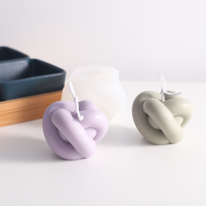 Cube Magic Ball Candle Silicone Mold Mousse Cake Aromatherapy DIY Material Wax Mold