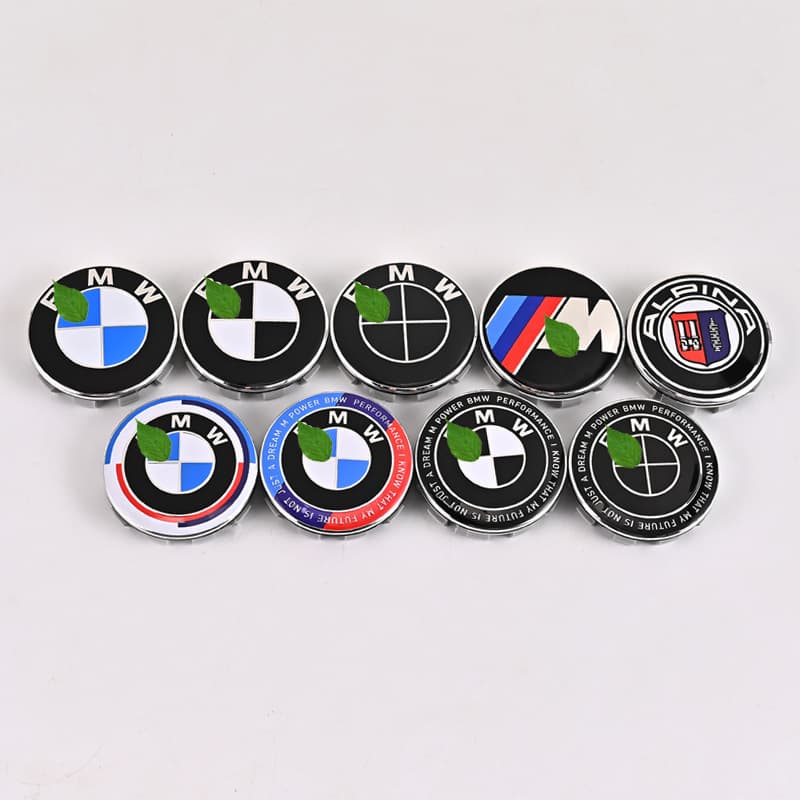 68MM 56 fits BMW wheel hub caps for 1 Series, New 3 Series, 5 Series, 7 Series, X3, X5 50th Anniversary wheel cover center