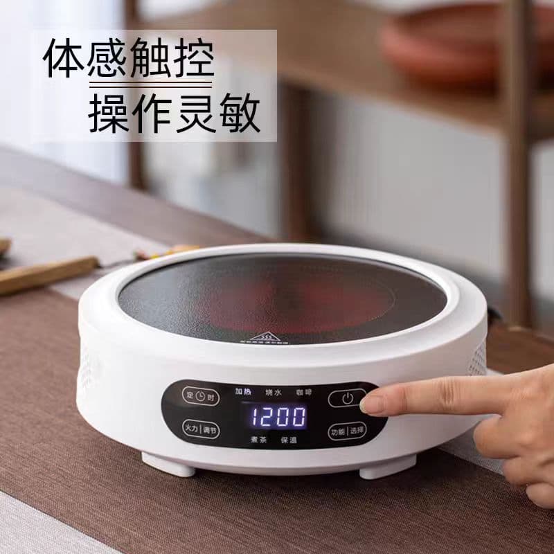 Gomi Factory Direct Supply 2024 New Model Electric Ceramic Stove Mini Tea Stove Glass Kettle Iron Kettle Tea Maker for Home Use