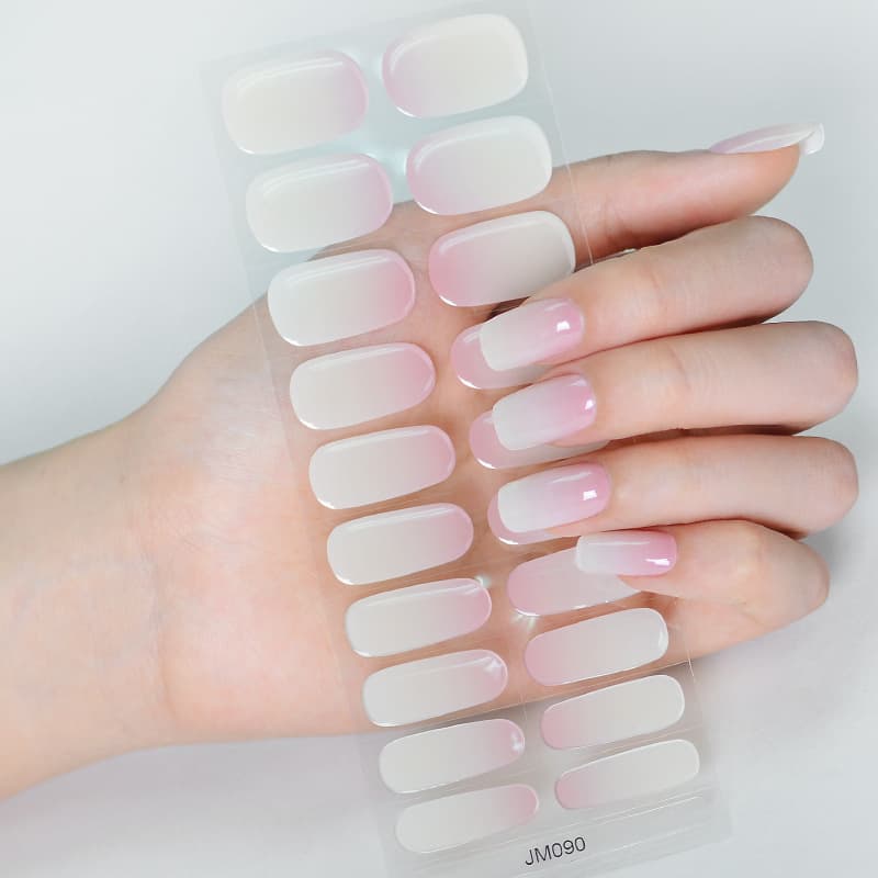 New Cross-Border Semi-Cured Nail Wraps Amazon Halloween Gel UV Nail Stickers Light Therapy Nail Art Decals