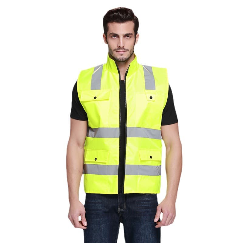 Printable Waterproof Reflective Vest Construction Work Safety Vest New Management Staff Fluorescent Clothes Vest