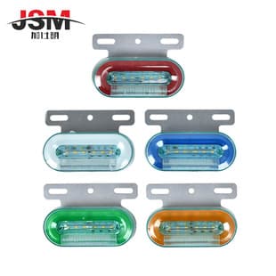 Truck LED Side Marker Light Engineering Vehicle 24V Ground Light Tire Light Clearance Light 12V Small Light Guide Side Marker Light