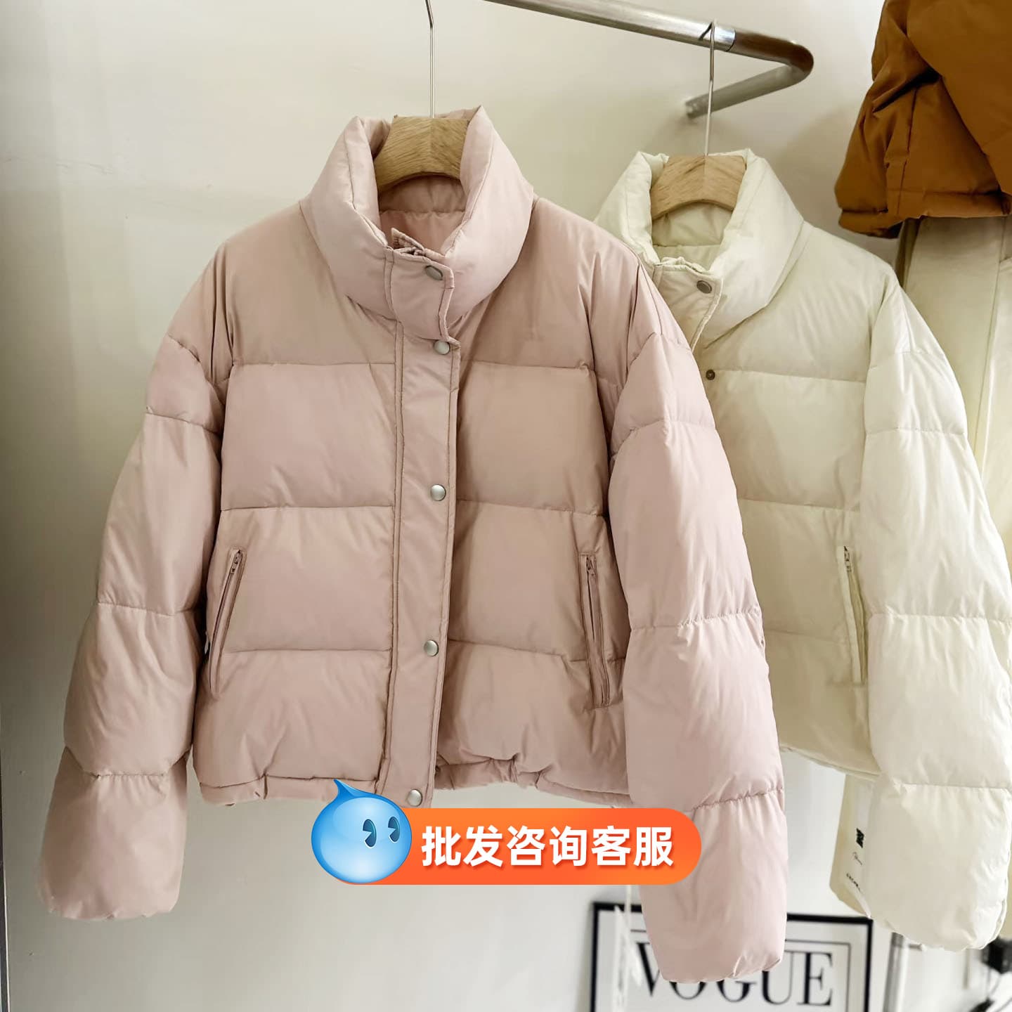 Guangzhou Shisanhang Pinghu White Duck Down Women's Down Jacket High-End Mid-Length Winter Women's Outerwear Wholesale