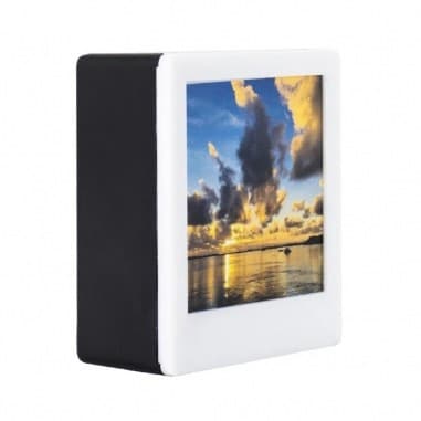 Magnetic A7 photo lightbox with slots, a creative gift or keepsake featuring backlighting and message capability for display.