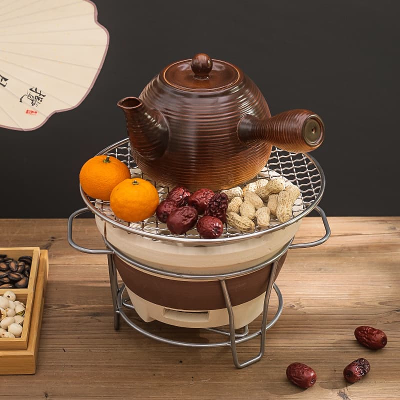 Charcoal stove, teapot, tea stove, heating stove, charcoal-fired tea stove, tea maker, charcoal stove, ceramic outdoor barbecue grill