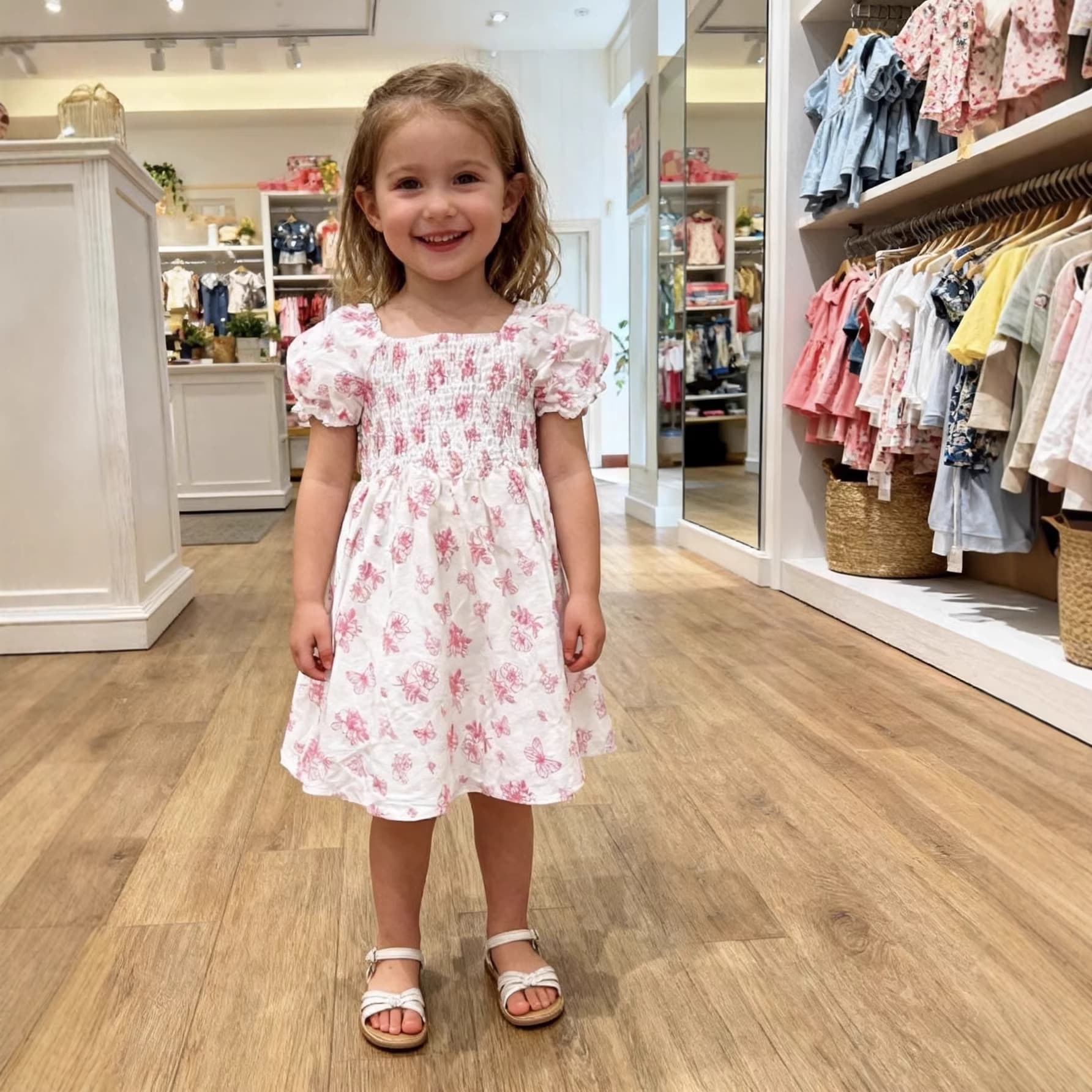 Export Original Girls Spring/Summer Princess Dress Breathable Stylish Dress Medium Large Kids Stock Lot Wholesale Dress