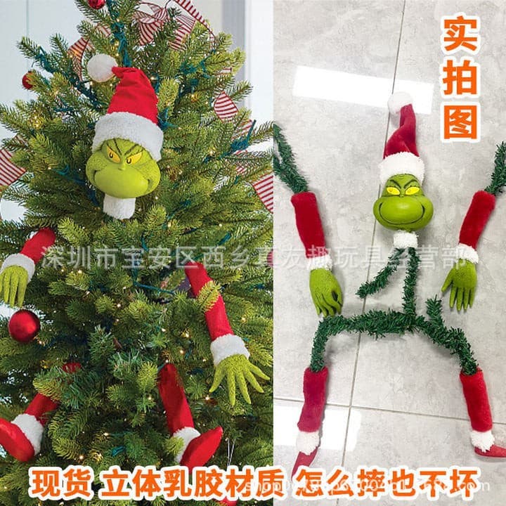 Christmas Decorative Plush Doll Toy Elf Doll Christmas Ornament Dress Up False Legs Available In Stock