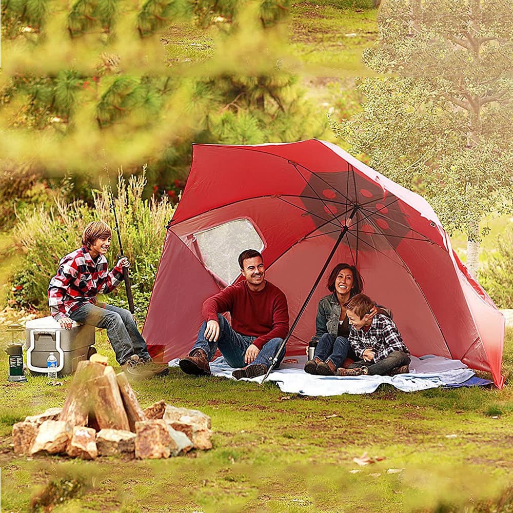 Cross-border Amazon Fishing Beach Umbrella Sports Outdoor Window Umbrella Portable Multi-functional Sunshade Beach Tent Umbrella