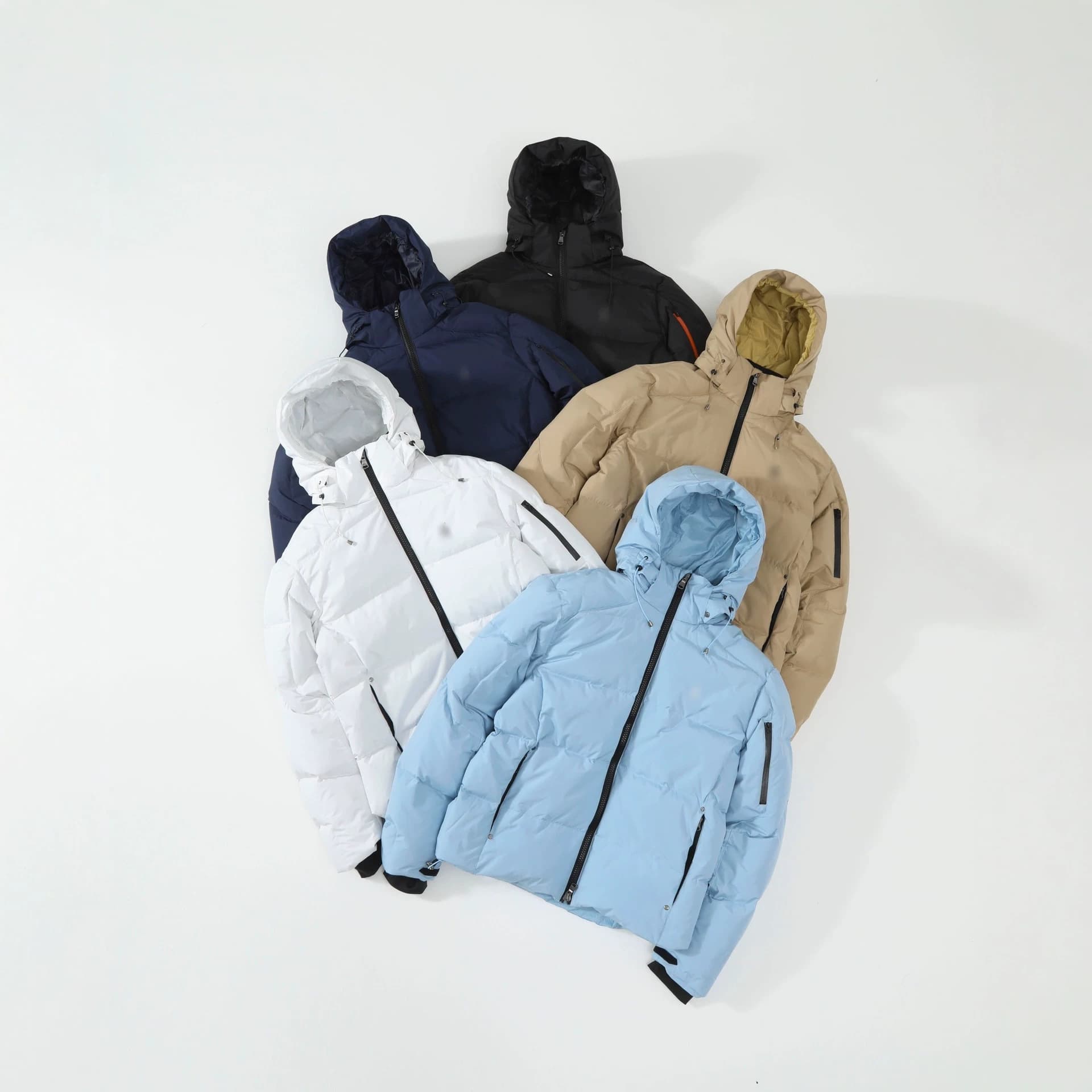 Cross-border RL Raff winter basic classic pony logo embroidered logo unisex hooded down jacket