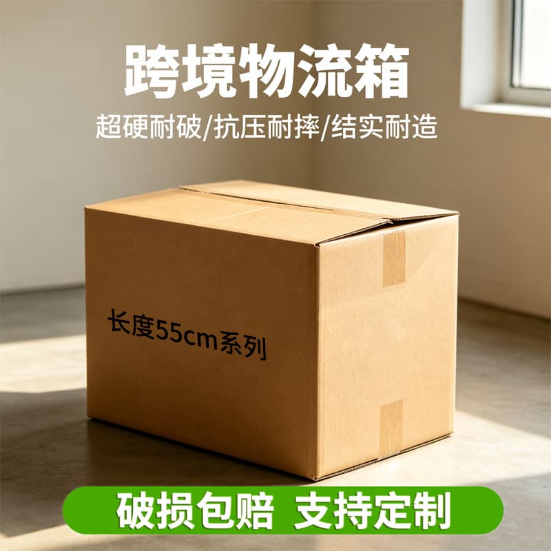 55cm Amazon Carton Five-Layer Corrugated Cross-Border Logistics Outer Box for FBA International E-Commerce Packing