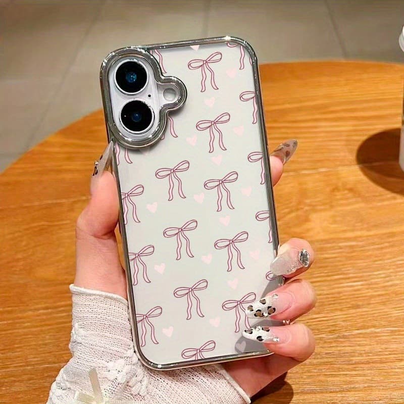 The full screen love bow is suitable for Apple 17/16/15/13/14/13/12/11/PROMAX/AIR/X