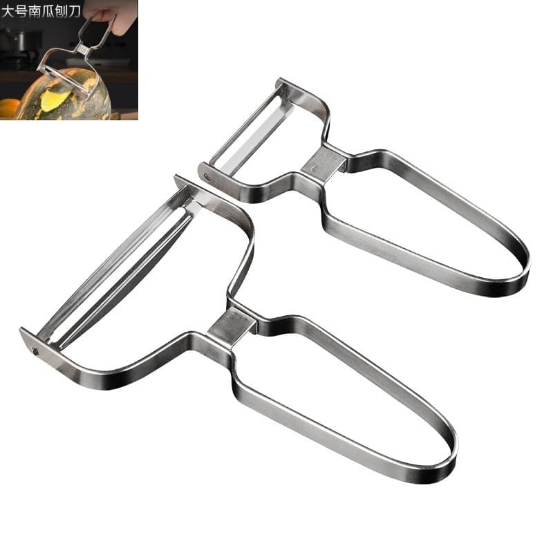 Stainless Steel Pumpkin Peeler Multi-Function Vegetable Peeler for Carrots, Potatoes, Fruits, and Vegetables Kitchen Tool Cross-Border