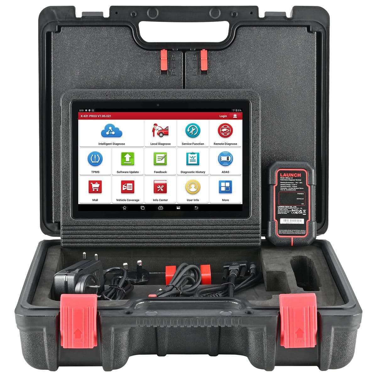 Launch X431 V+5.0 Car Fault Detector Diagnostic Instrument Multi-Language Overseas Global Version Obd