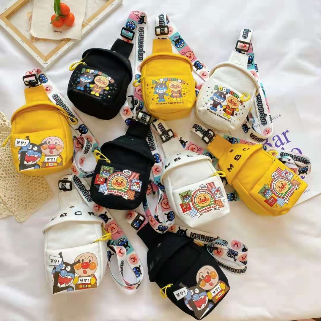 Kids Bag for Girls Cute Cartoon Fashion Trendy Little Girl Crossbody Bag Baby Canvas Waist Bag Cartoon Small ZS