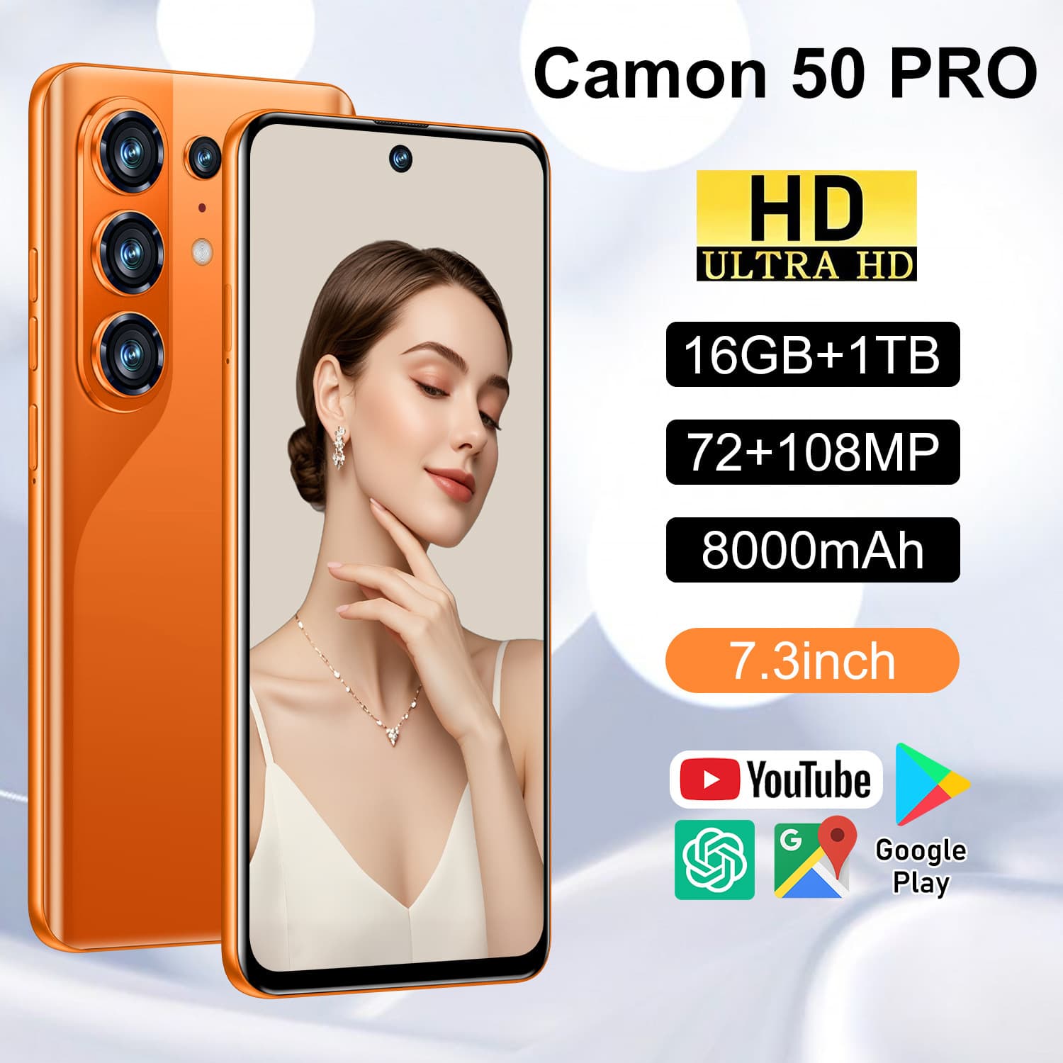Best-selling model Camon 50 Pro 7.3-inch smartphone wholesale