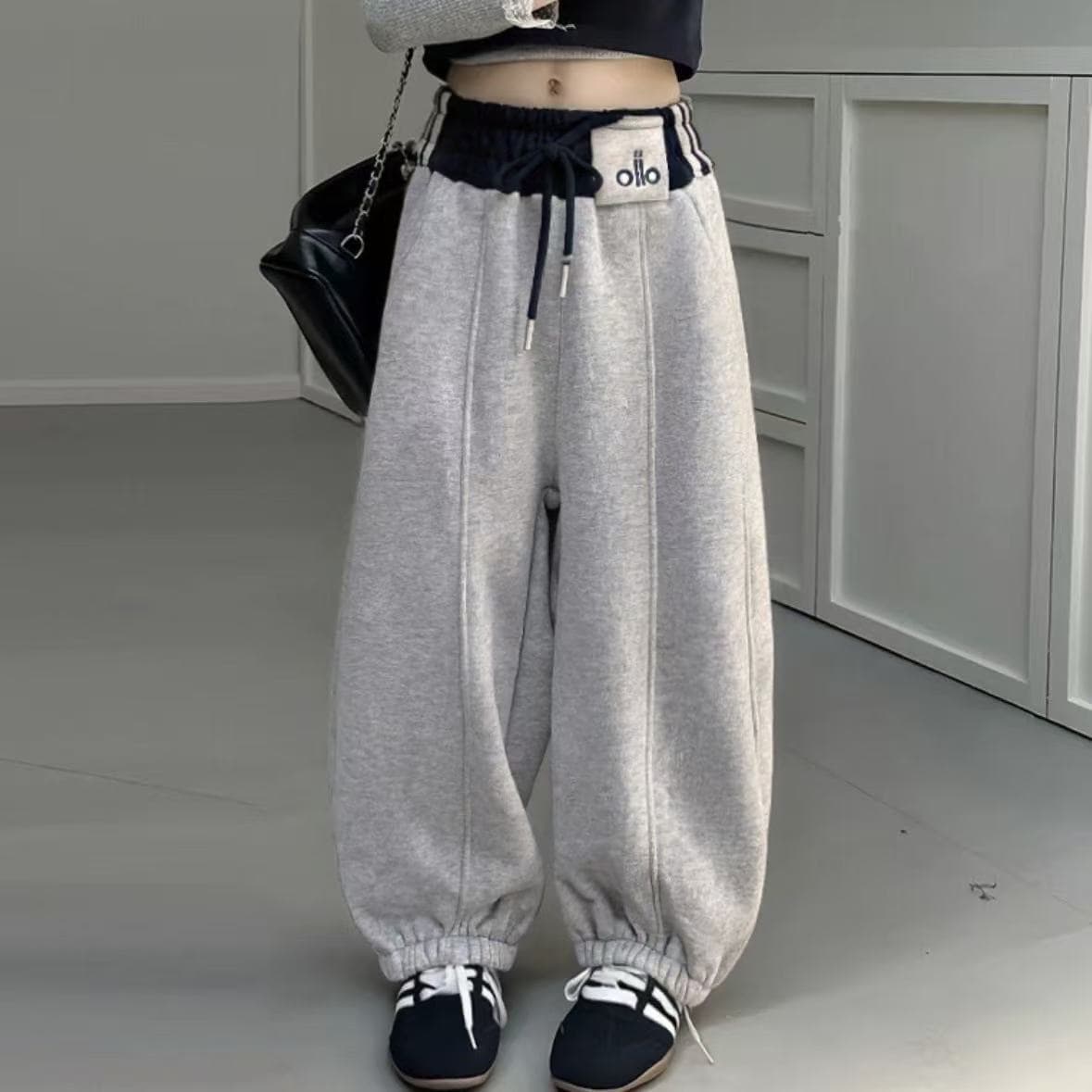 [3D Fleece Lining] 2025 Excellent Fit Unisex Fleece-Lined Winter Versatile Cold-Resistant Loose Sport Pants (No. 8)