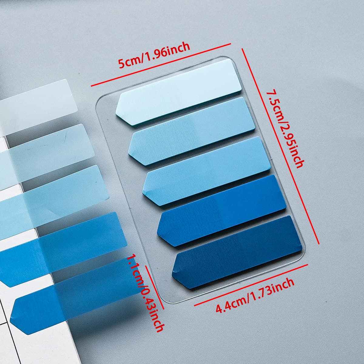 Writable Category Index Tabs Morandi Color Sticky Notes Small Strips Label Tags Transparent Indicator Tabs