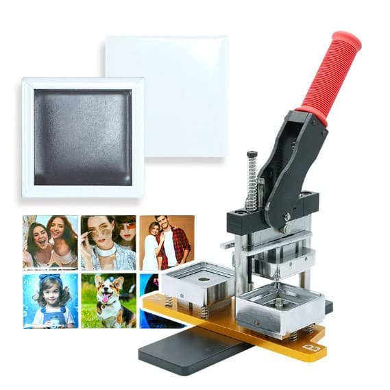 50*50 American acrylic refrigerator magnet press Badge machine popular badge making equipment