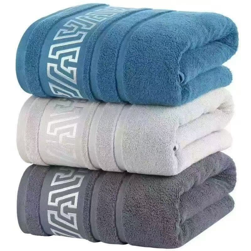 Cross-border Towel Export Polyester-Cotton Set Face Towel Super Absorbent Wholesale Polyester-Cotton Towel Set