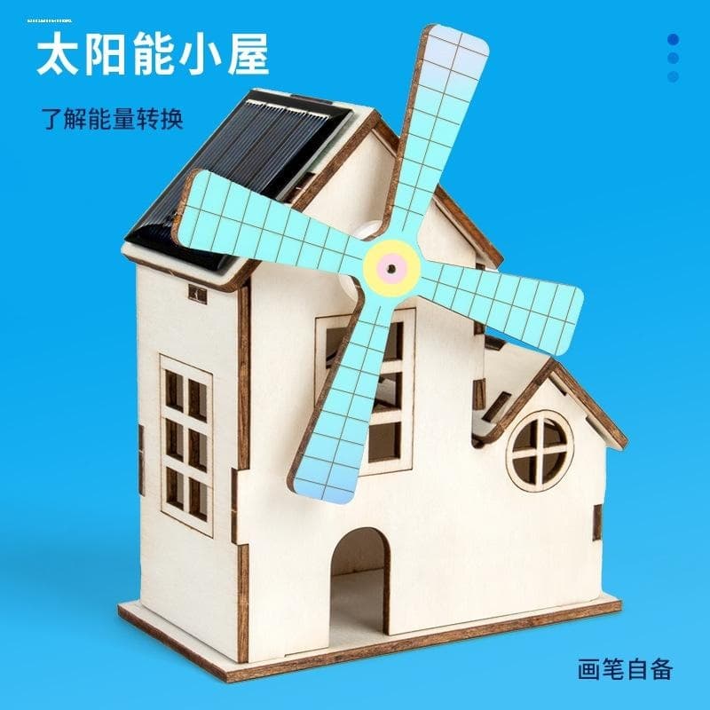 Cartoon Technology DIY Handmade Solar Series Solar Toy Car Physical Model Science Experiment
