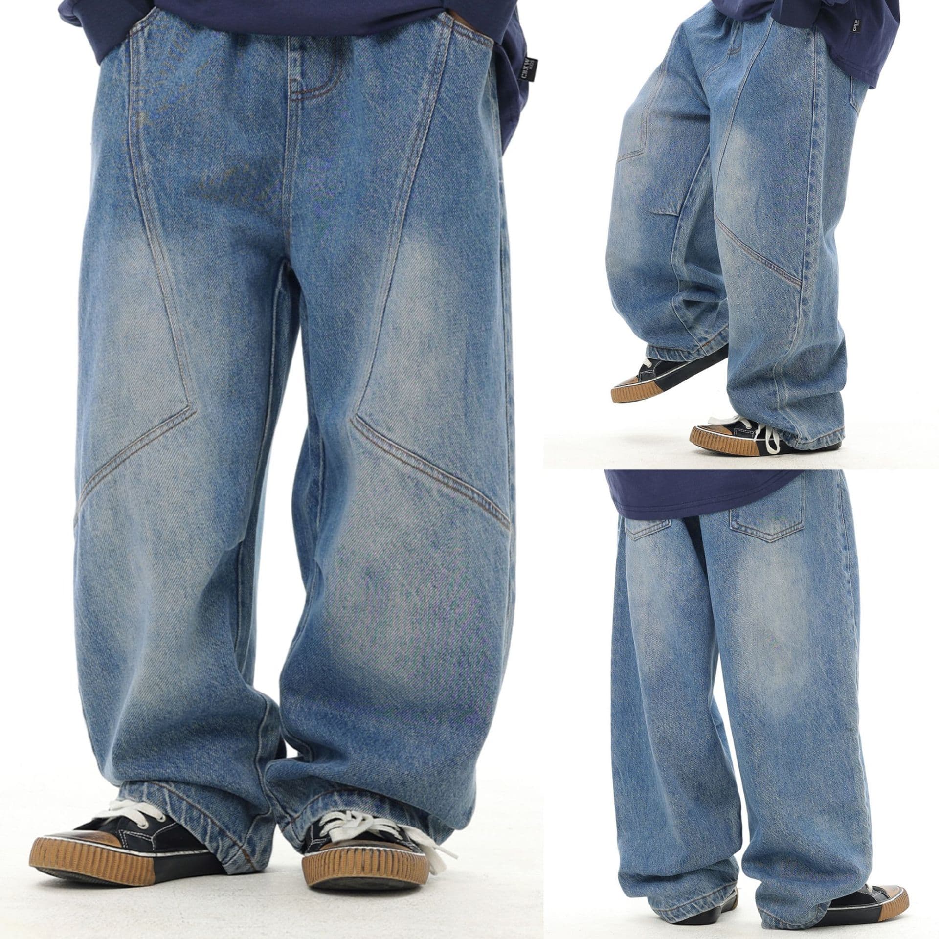 Boys' Jeans 2026 Spring New Korean Style Casual Pants Cool Siro Spun Denim Long Pants Trendy