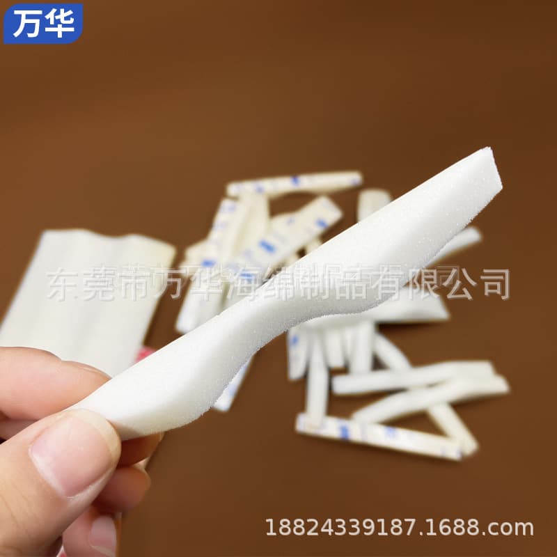 In-stock anti-leakage mask sponge strip, M-shaped 3D sponge strip, mask anti-fog strip, reduces nose bridge pressure