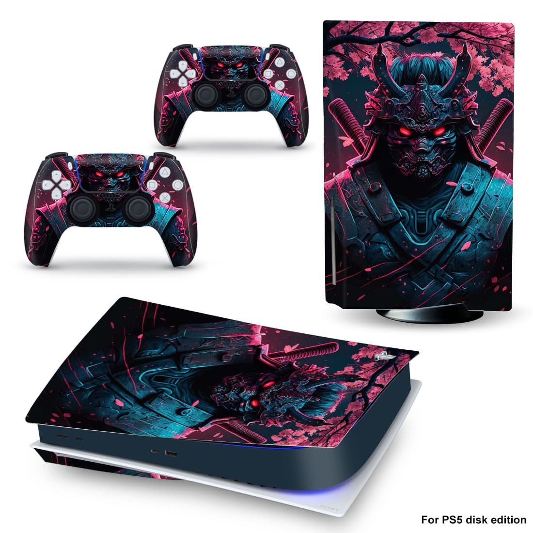 PS5 Series PS5 Drive Version Full Wrap Game Console Stickers PVC Material 43*35*2 Size Suitable for PS5 Console
