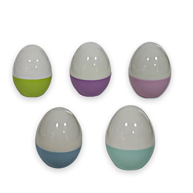 Eggshell-shaped photosensitive stamp material, round photosensitive stamp, macaron-colored eggshell scrapbooking stamp