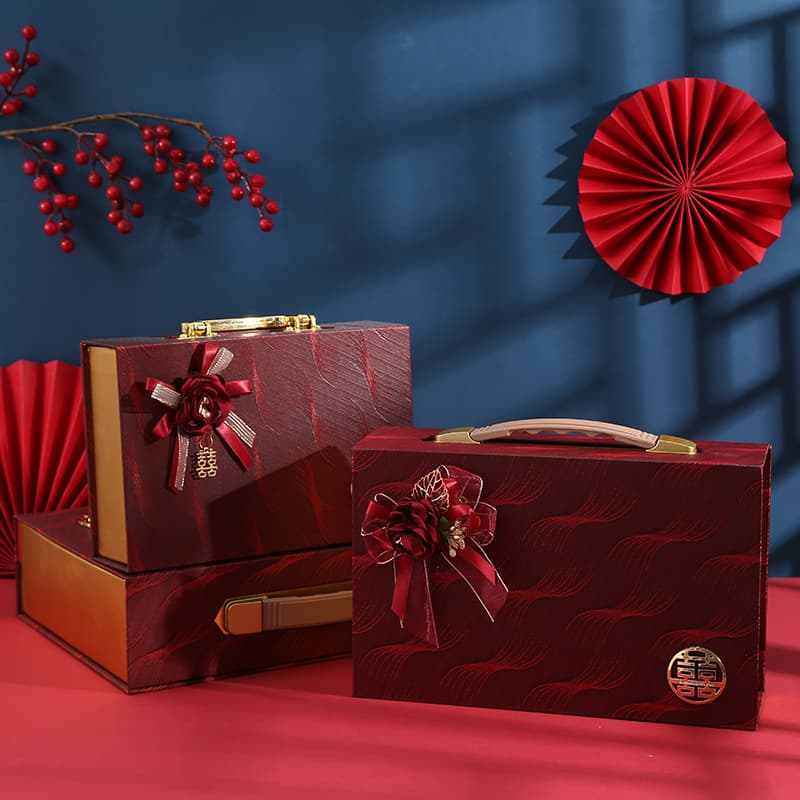 Deliver high-end wedding gift box, wedding gold box, money box, engagement gold box, wedding gift box, wedding gift box, wedding gift box