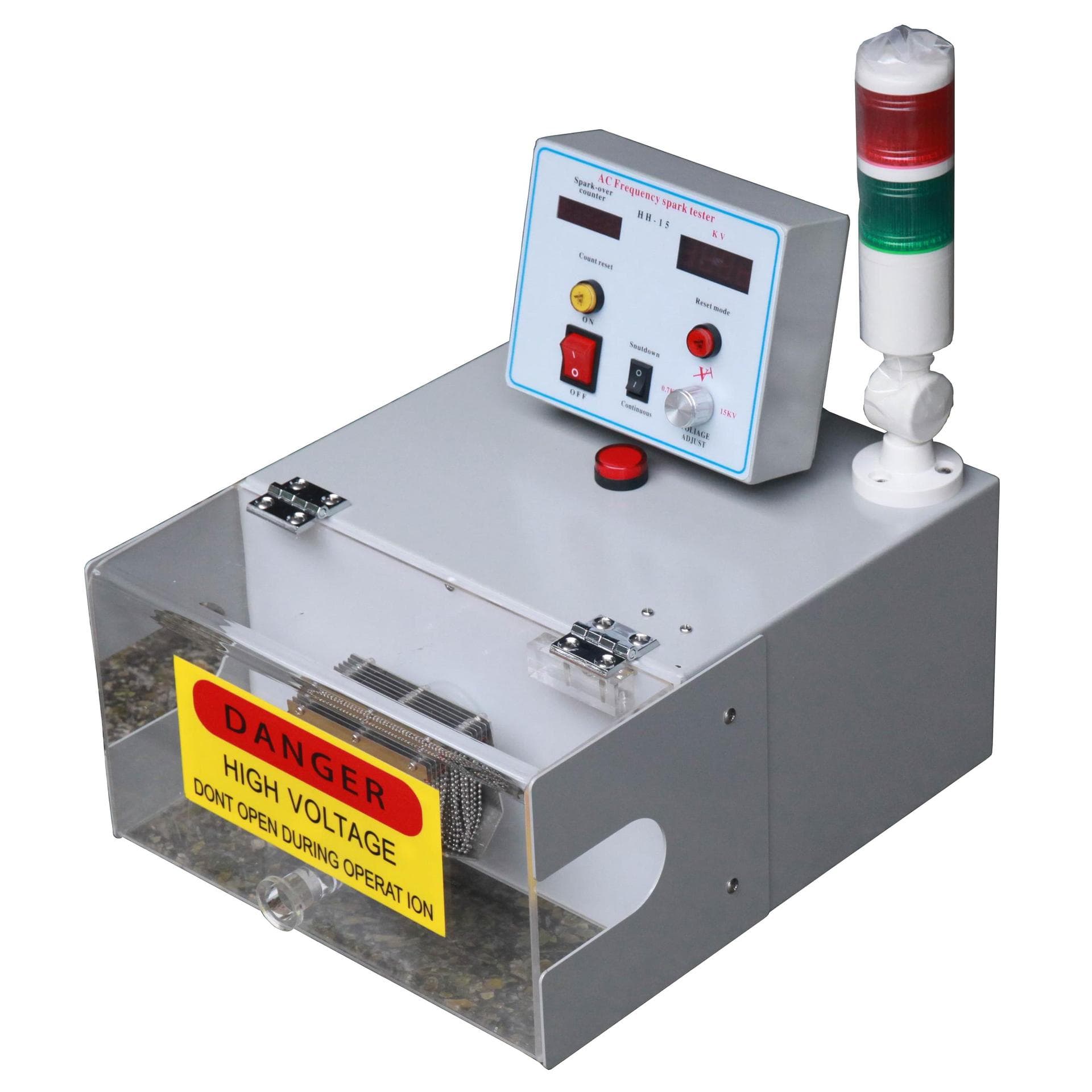 UL Wire and Cable High-Frequency Spark Tester for Pinhole Testing of Plastic, Rubber, and Other Wire Insulation