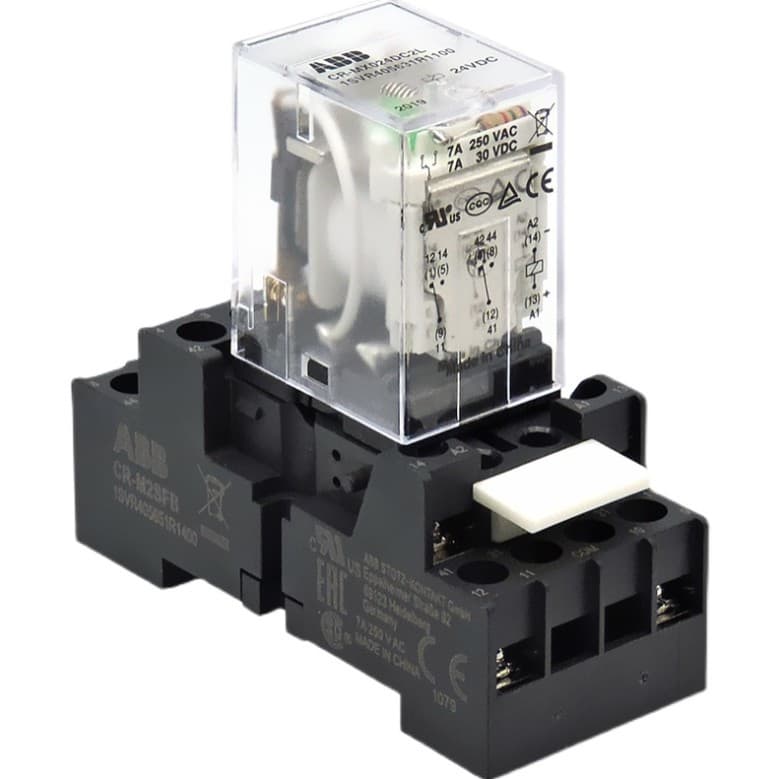 Supply of CR-MX024DC4L ABB plug-in intermediate interface relay, original factory, in stock.