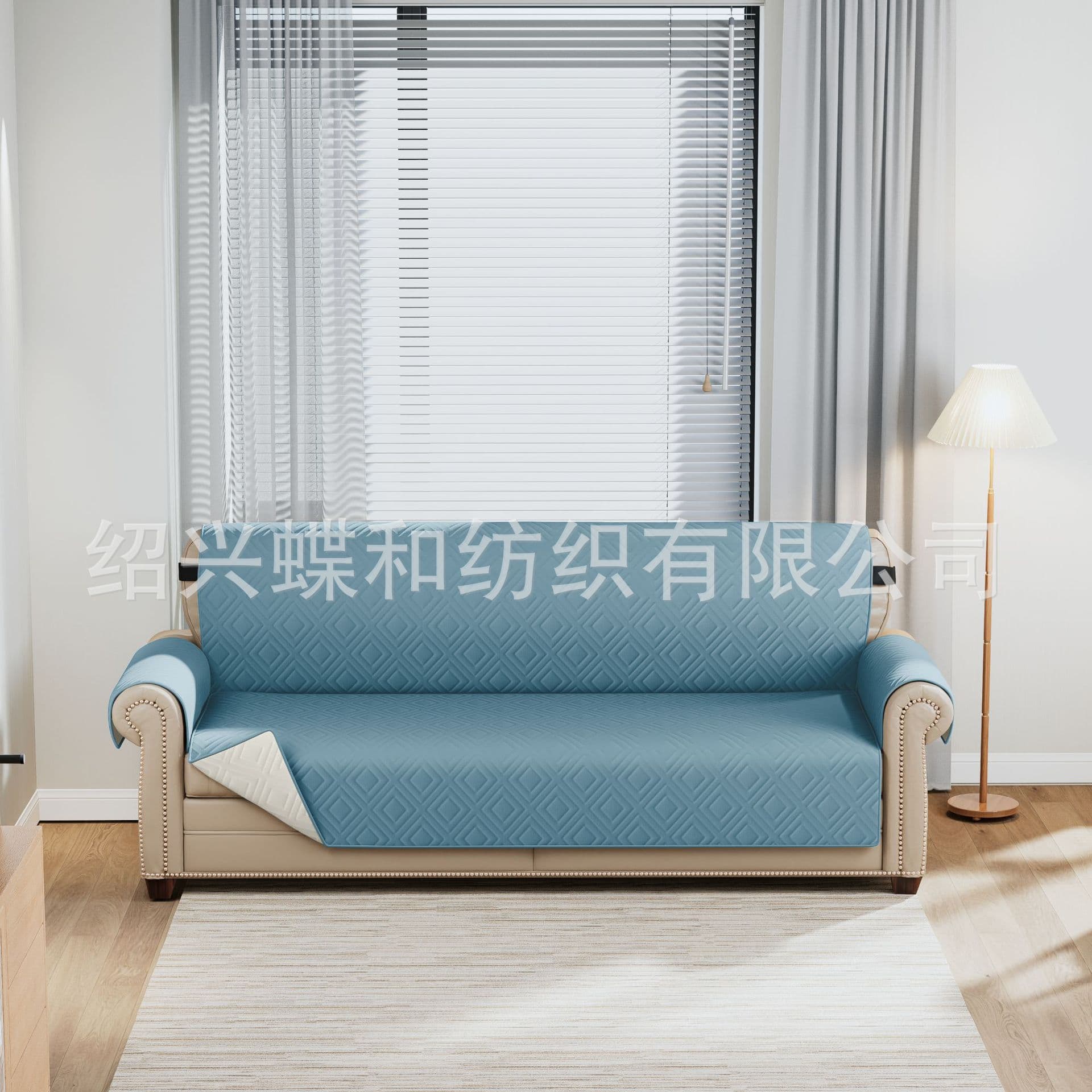 Thickened Breathable Waterproof Pet Sofa Cover Four Seasons Universal Anti-slip Sofa Pad Cover Modern Simple Style Polyester Fabric
