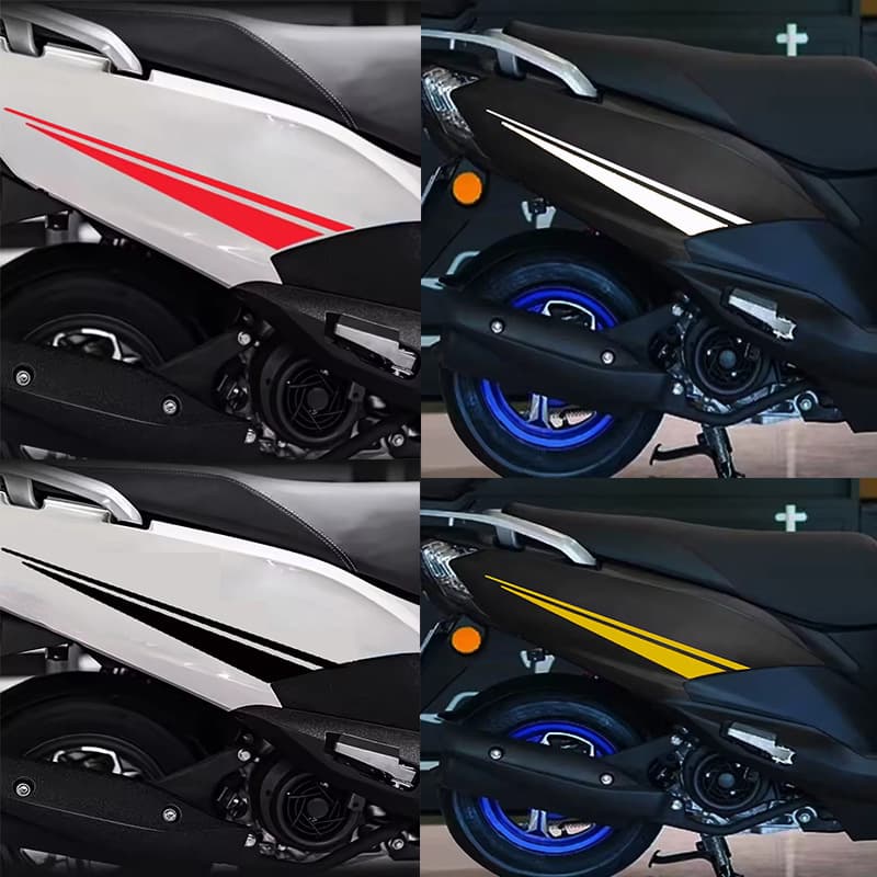 Cross-border Motorcycle Sticker Body Racing Line Stripe Modification Waterproof Decal Personalized Side Decoration