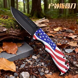 Cross-Border Hot Selling American Style Folding Knife Outdoor Hiking Camping Multi-Functional Portable Outdoor Knife Camping Fruit Knife