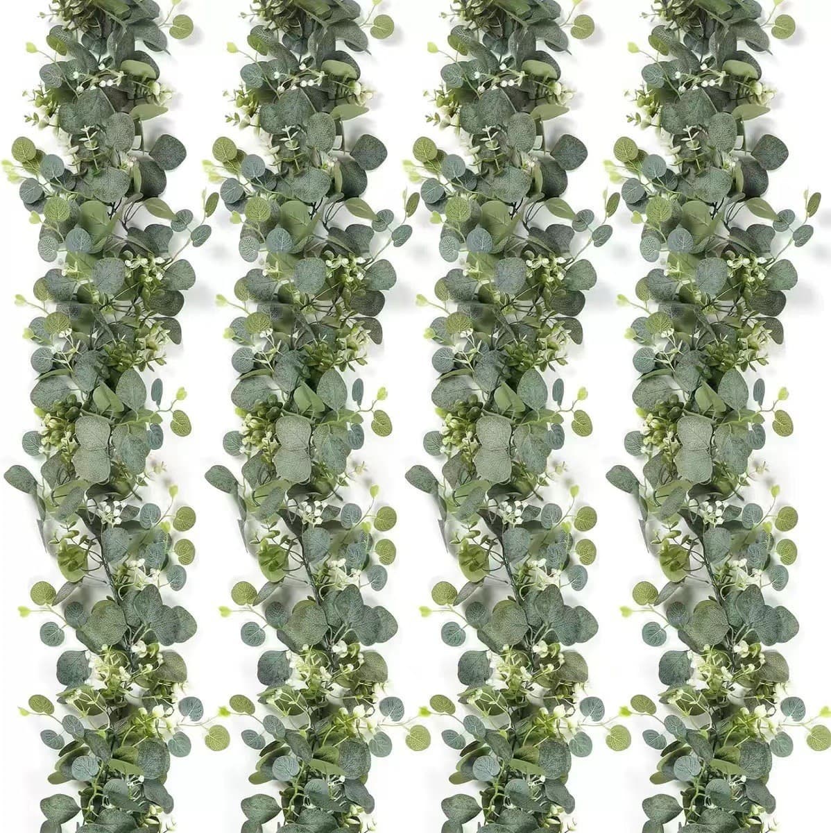 Artificial Green Plants 180cm Eucalyptus Rattan Baby's Breath Eucalyptus Leaves Plant Rattan Wedding Home Decoration Wholesale